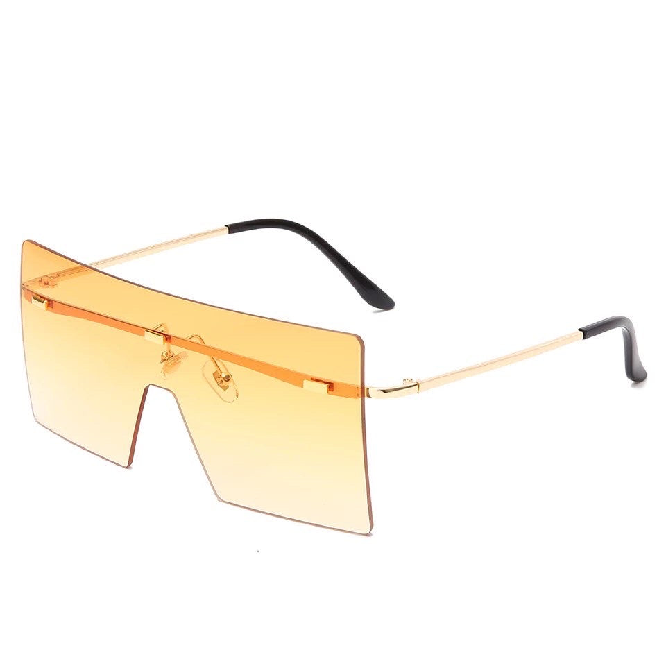 Oversizd Rimless Sunglasses